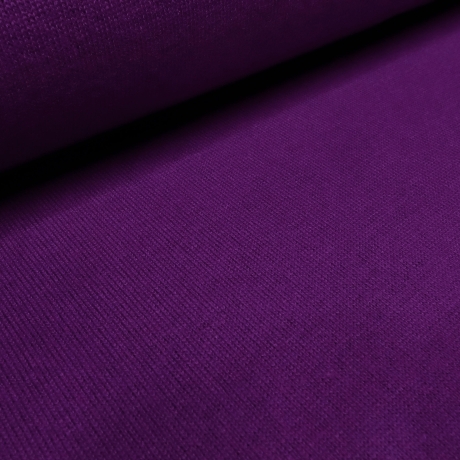 Stoff Ital. 100% Merinowolle violett Merinostrick Kleiderstoff
