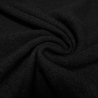 Stoff Ital. Merino Feinwalk Walkloden Merinowolle uni schwarz