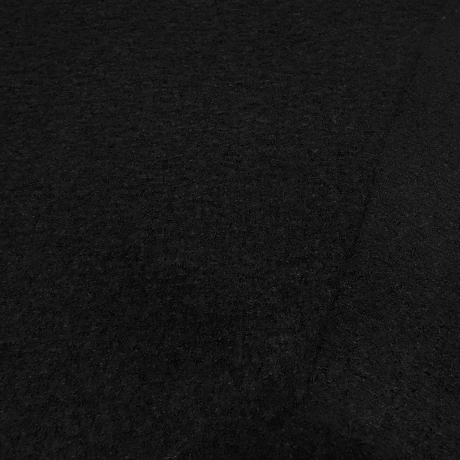 Stoff Ital. Merino Feinwalk Walkloden Merinowolle uni schwarz