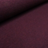 Stoff Premium Merino Strickstoff Weinrot Bordeaux Melange