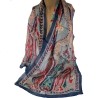 Damen-Seiden-Schal Paisley-Design, 160 x 50 cm, bunt