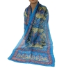 Damen-Seiden-Schal Paisley-Design, 160x50 cm, neu, bunt