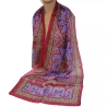 Damen-Seiden-Schal Paisley-Design, 160 x 50 cm, bunt