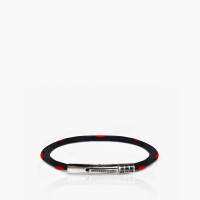Handbemaltes Straussenlederarmband (PDot050) 