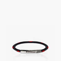 Handbemaltes Straussenlederarmband (PDot050) 