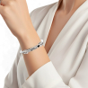 Premium Leder-Armband „White Lily“ (91)