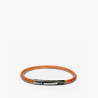 Lederarmband mit Echsenprägung (br092)