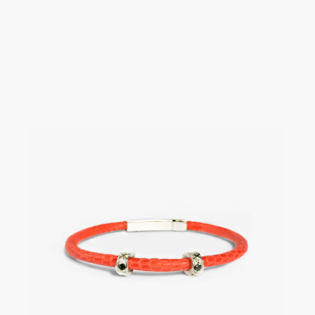 Lederarmband Papaya (M070)