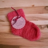 Babysocken ca. 6-9 Monate, lachsfarben