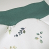 3-tlg Baby-Set Pumphosen-Set Erstlingsoutfit Eukalyptus weiß