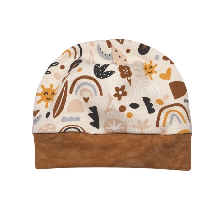 3-tlg Baby-Set Pumphosen-Set Erstlingsoutfit Elefanten beige
