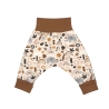 3-tlg Baby-Set Pumphosen-Set Erstlingsoutfit Elefanten beige