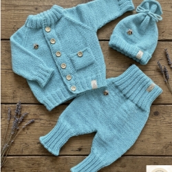 Zauberhaftes Strick-Set für kleine Entdecker – Größe 68