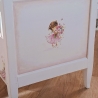 Bett Babybett Kinderbett Puppenbett Baby weiß Vintage restauriert