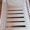 Bett Babybett Kinderbett Puppenbett Baby weiß Vintage restauriert
