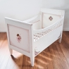 Bett Babybett Kinderbett Puppenbett Baby weiß Vintage restauriert