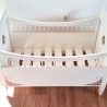 Bett Babybett Kinderbett Puppenbett Baby weiß Vintage restauriert