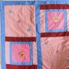 Babydecke Krabbeldecke Stick-Bärchen-Motive von Hobbyhaus