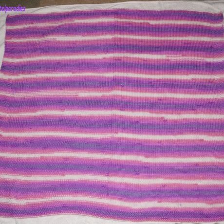Babydecke lila Color 