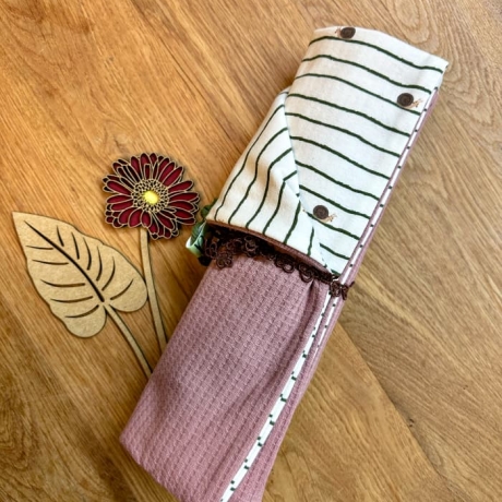 Babydecke Waffel Rosa