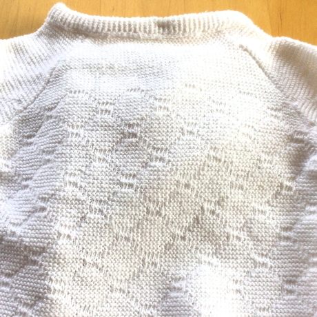 Vintage Babyflügelhemdchen Babyhemdchen weiß aus den 70er Jahren