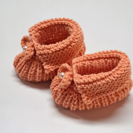 Mütze und Schuhe Baby 2er-Set Babymütze Babyschuhe