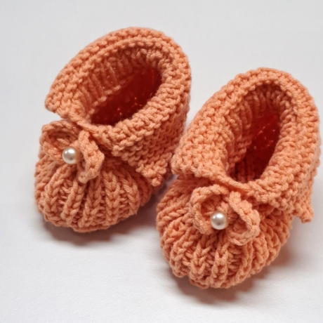Mütze und Schuhe Baby 2er-Set Babymütze Babyschuhe