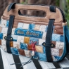 High-End Designertasche - UPCYCLING Jeans-Leder-Tasche