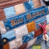 High-End Designertasche - UPCYCLING Jeans-Leder-Tasche