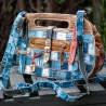 High-End Designertasche - UPCYCLING Jeans-Leder-Tasche