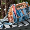 High-End Designertasche - UPCYCLING Jeans-Leder-Tasche
