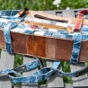 High-End Designertasche - UPCYCLING Jeans-Leder-Tasche