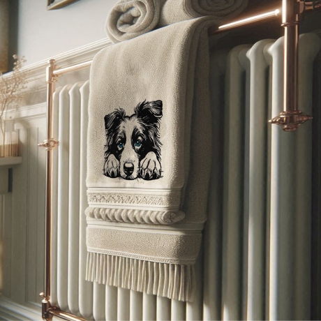 NEU Stickdatei Border Collie Vera Hund realistisch