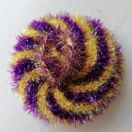 Duschschwamm, Badeschwamm, Peelingschwamm, gestrickt