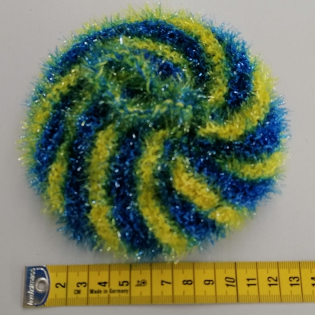 Duschschwamm Badeschwamm Peelingschwamm gestrickt -  Funny Scrup