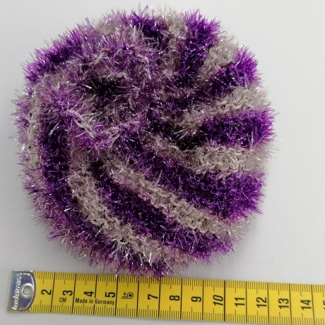 Duschschwamm, Badeschwamm, Peelingschwamm, gestrickt