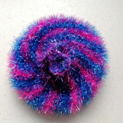Duschschwamm Badeschwamm Peelingschwamm gestrickt -  Funny Scrup
