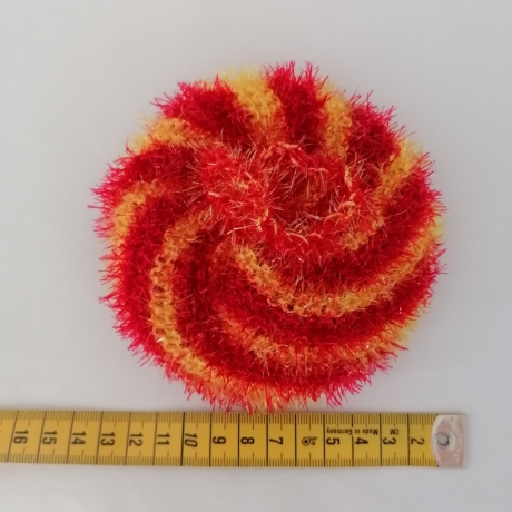 Duschschwamm Badeschwamm Peelingschwamm gestrickt -  Funny Scrup