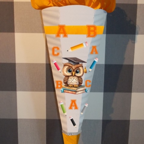 Schultüte Bastelset Eule Bally verschiedene Farben