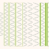 10x Stickdatei Tanne Bänder in 10 Versionen ab 10x10cm Rahmen