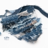 UPCYCLING Jeans Hunde-Halstuch, Hunde-Bandana - Gr. M
