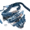 UPCYCLING Jeans Hunde-Halstuch, Hunde-Bandana - Gr. M