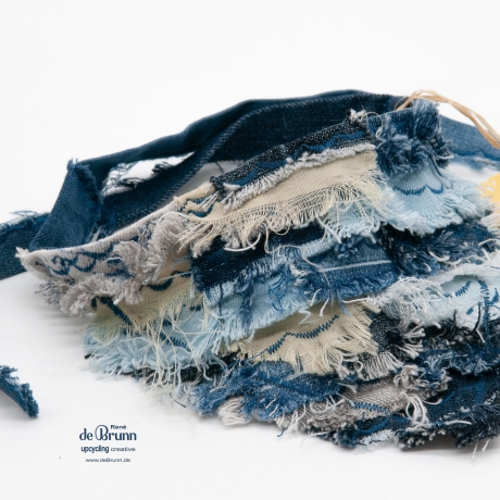 UPCYCLING Jeans Hunde-Halstuch, Hunde-Bandana - Gr. S
