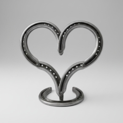 Handgemachtes Hufeisen Deko Herz – Geschenk für den Liebsten