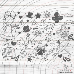 Bastel-Set Fee Plotterdatei SVG DXF 