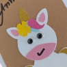 DIY-Bastelset „Einhorn“- Klappkarte | Einladungen selber basteln 