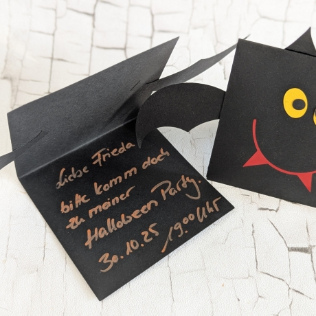 DIY-Bastelset „Fledermaus“ | Einladungskarten selber basteln 