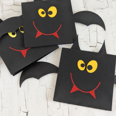 DIY-Bastelset „Fledermaus“ | Einladungskarten selber basteln 