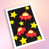 DIY-Bastelset „Ufo“ | Einladungskarten selber basteln 