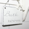 Schild Bathroom Shabby Chic Holz